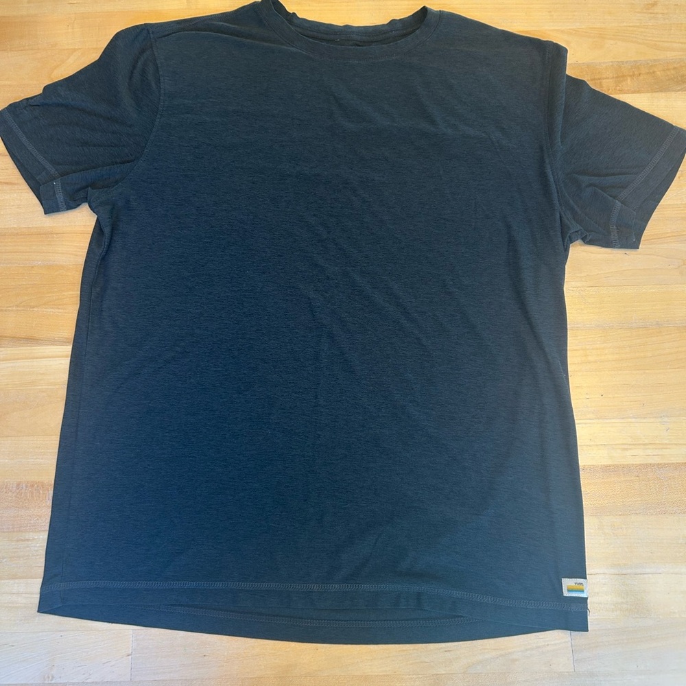 Vuori Dark Gray Short Sleeve Strato Tee